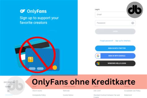 onlyfans sicher kreditkarte|OnlyFans: Bezahlmethoden ohne Kreditkarte